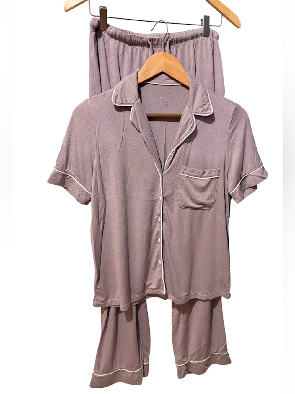 Cupcakes And Cashmere Women's 2-Piece in Dusty Mauve Pajama Set Small